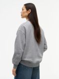 Γκρι Oversized Φούτερ Με Varsity Λογότυπο   Γυναίκες