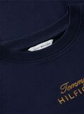 Μπλε T-Shirt Με Κλασική Λαιμόκοψη Και Κεντητό Λογότυπο  Γυναίκες