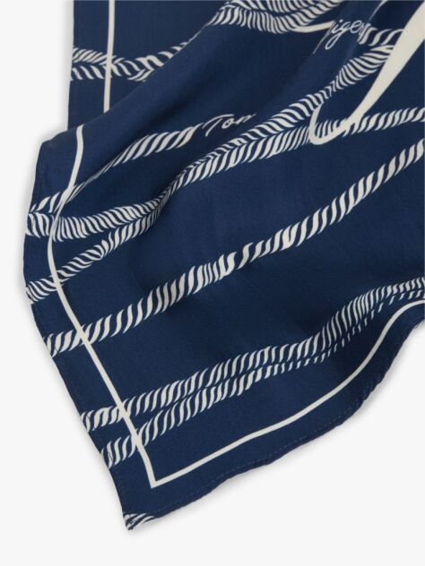 Multi Logo Pure Silk Square Scarf  Women