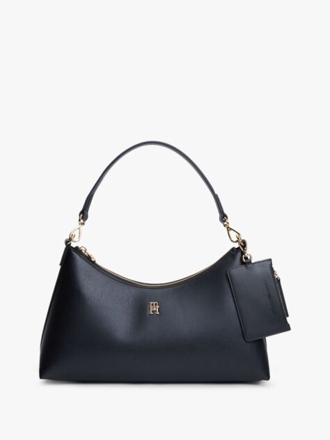 Μαύρο Τσάντα Ώμου Hilfiger Icon Με Φινίρισμα Pebble Grain  Γυναίκες