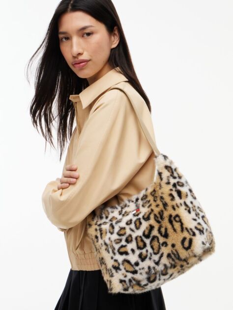 Multi City Leopard Print Bucket Bag  Women