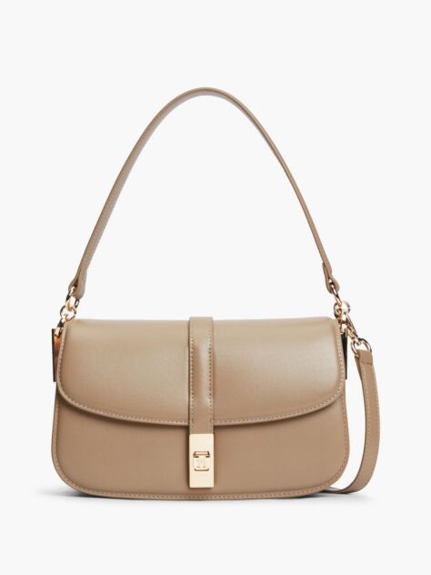 Brown Heritage Convertible Crossbody Bag  Women