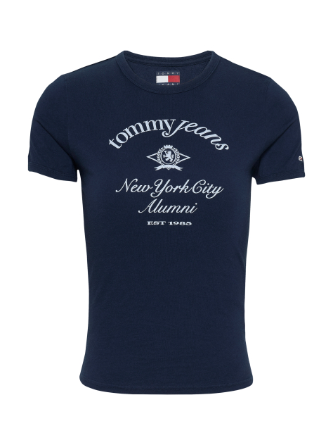 Μπλε T- Shirt Με NYC Λογότυπο Σε Slim Γραμμή  Γυναίκες