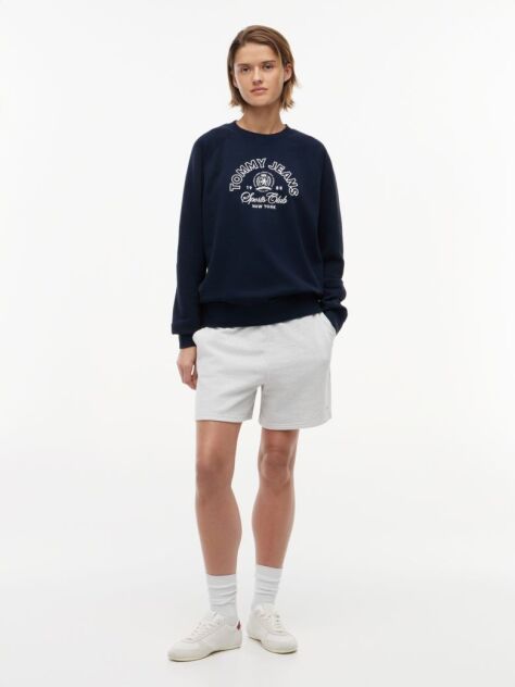 Blue Crest Logo Terry Sweatshirt  Women