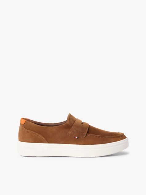 Καφέ Σουέτ Υβριδικά Loafers  Άνδρες