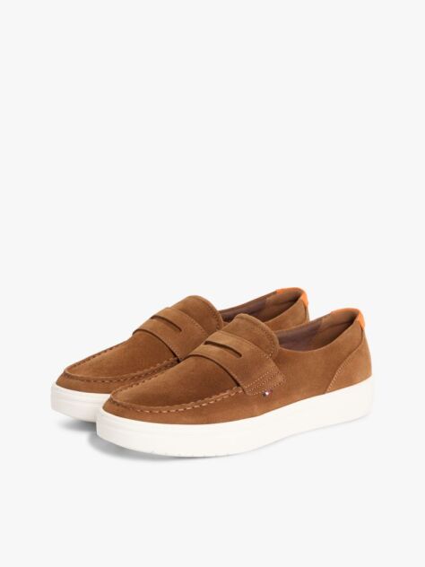 Καφέ Σουέτ Υβριδικά Loafers  Άνδρες