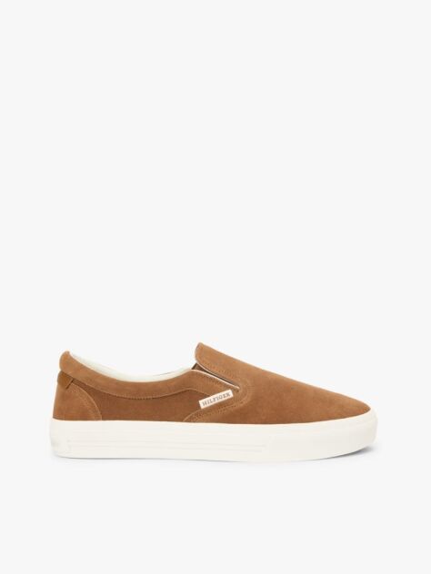 Καφέ Σουέτ Sneakers Με Slip-on Εφαρμογή  Άνδρες