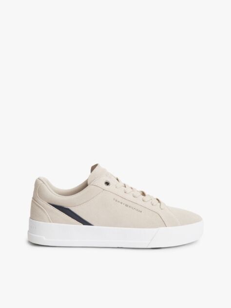 Μπεζ Σουέτ Sneakers  Άνδρες