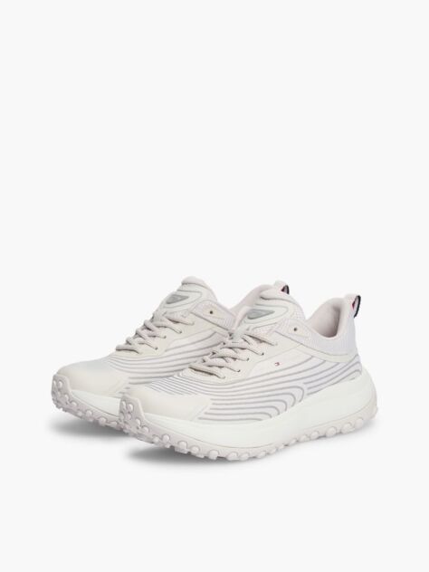 Γκρι Πλεκτά Sneakers  Γυναίκες