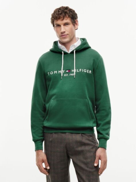 Green Flex Logo Hoody  Men