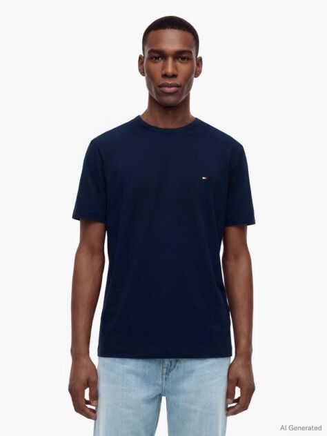Blue Moisture Wicking T-Shirt  Men