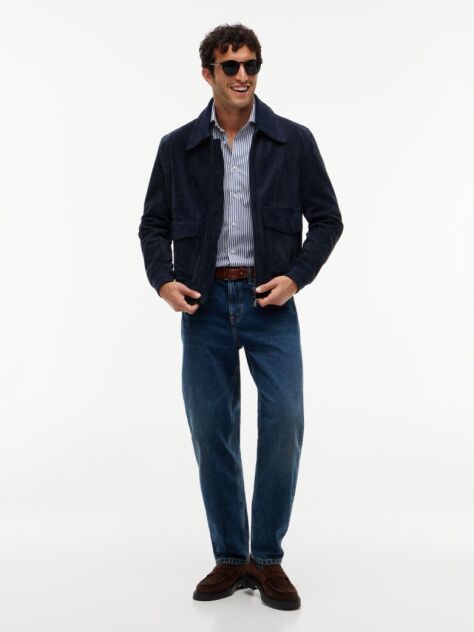 Multi Smart Casual Ριγέ Πουκάμισο Σε Slim Γραμμή  Άνδρες