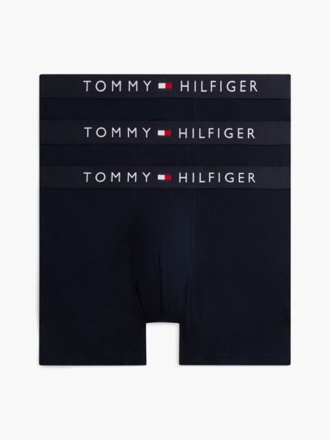 Blue 3-Pack TH Original Logo Boxer Briefs  Men