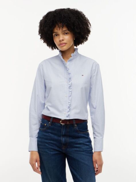 Blue Slim Fit Single Breasted Blazer  Women