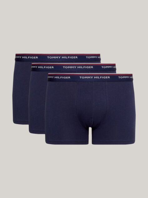Μπλε Boxers Από Ελαστικό Βαμβάκι - Σετ 3 Τεμάχια  Άνδρες