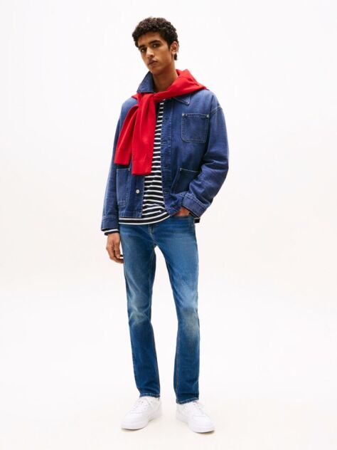 Denim Scanton Ξεθωριασμένο Slim Τζιν  Άνδρες