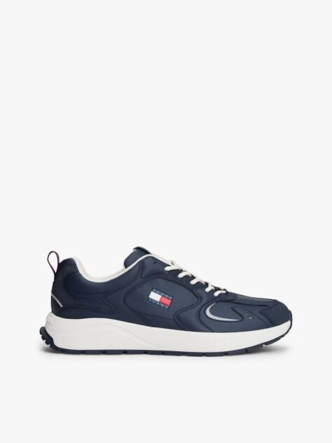 Μπλε Cleat Sneakers Με Μίξη Υφών  Άνδρες