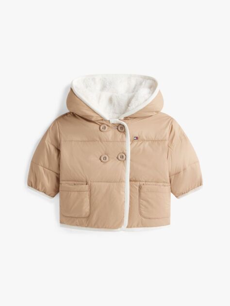 Μπεζ Teddy Fleece Jacket 2 Όψεων  Βρεφικά