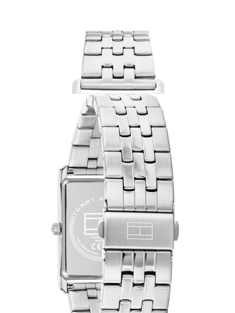 Black Silver-Black Dial Two-Tone Stainless Steel Watch  Men