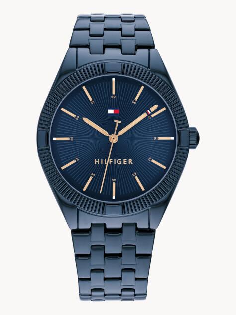 Blue BEZEL DETAIL BLUE WATCH  Women