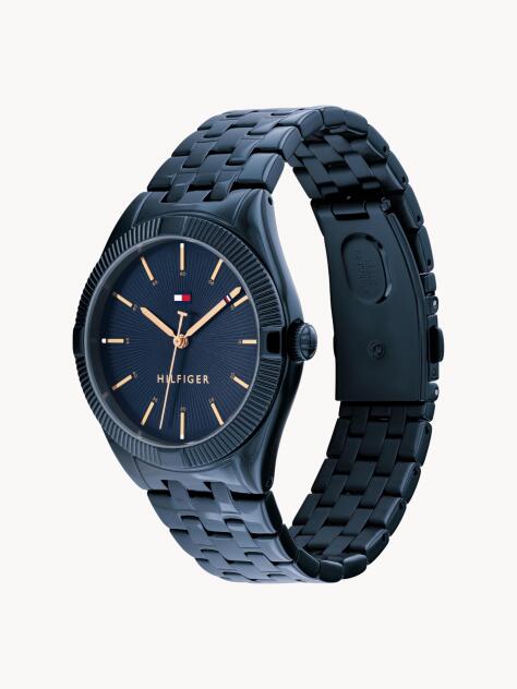 Blue BEZEL DETAIL BLUE WATCH  Women