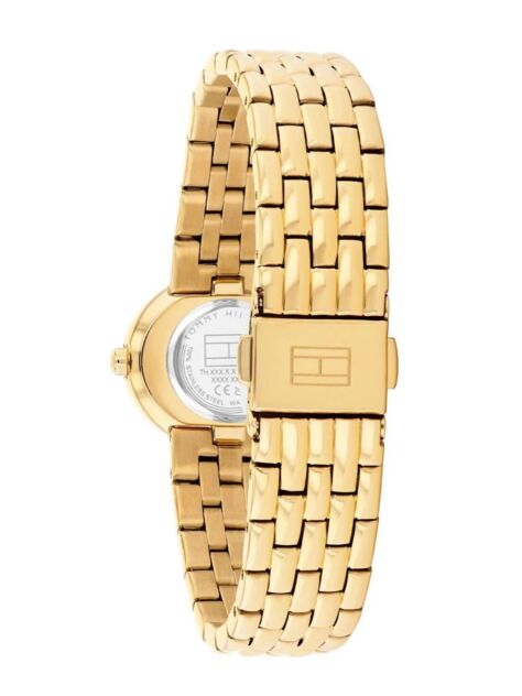 Brown Brown Dial Gold-Plated Stainless Steel Watch  Women