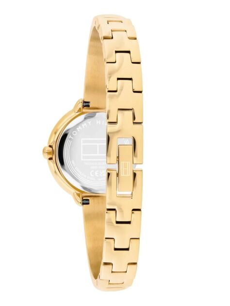 Gold Gold Toned Stainless Steel Bangle Watch  Women