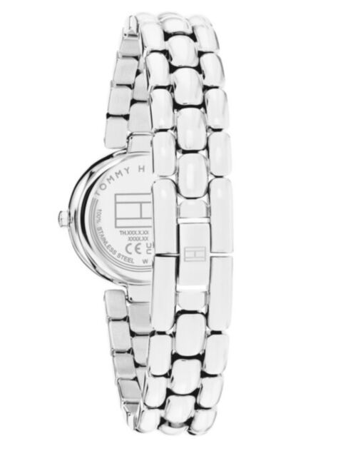 Pink Carnation Dial Stainless Steel Watch  Women