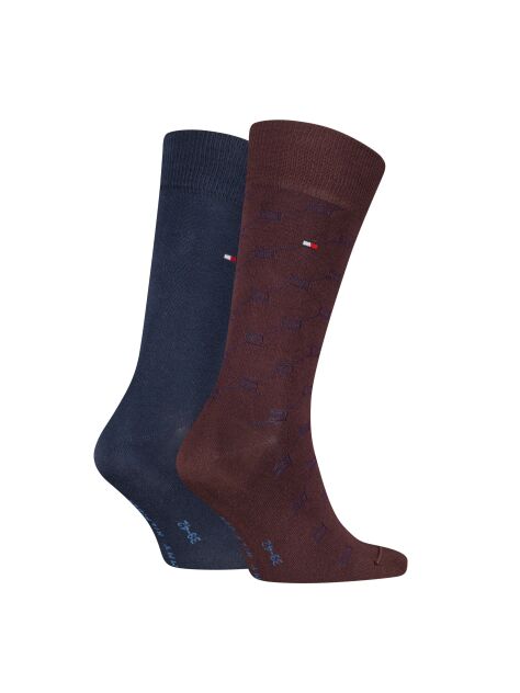Multi Tommy Hilfiger Men's Classic Socks 2 Pack  Men