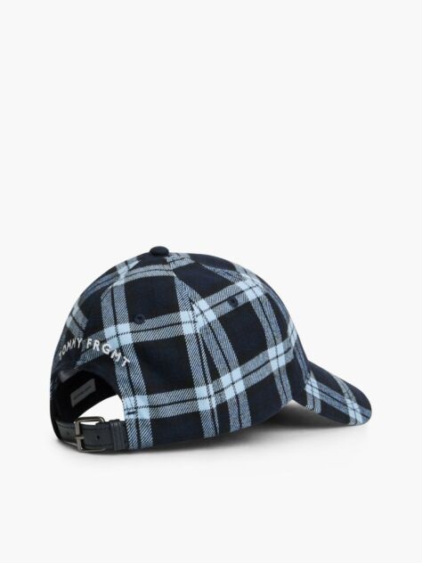 Blue Tommy Hilfiger x FRGMT Check Baseball Cap  Men