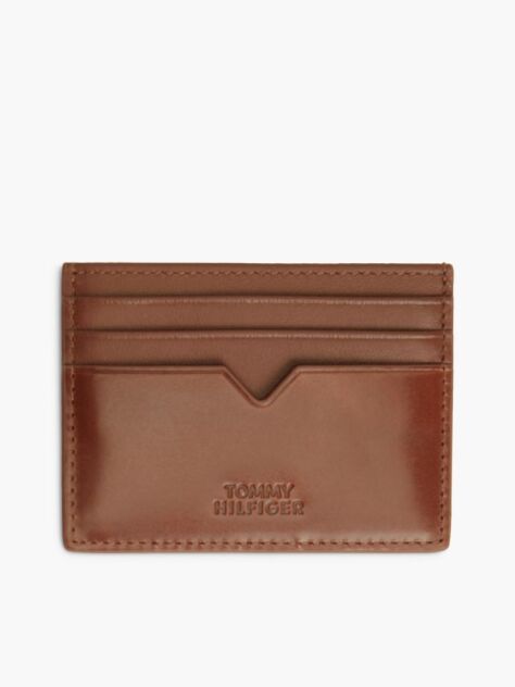 Brown Leather Card Holder And Key Fob Gift Box  Men