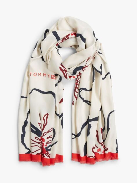 Multi Hilfiger Φουλάρι Με Floral Σχέδιο  Γυναίκες