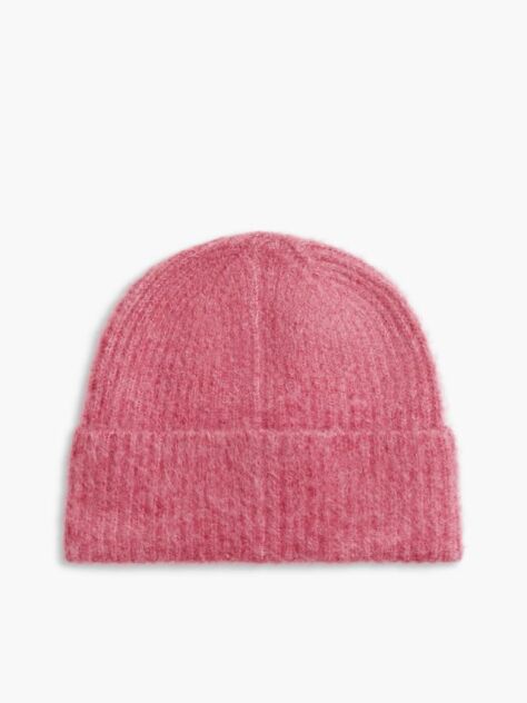 Pink Chic Beanie With Alpaca  Women