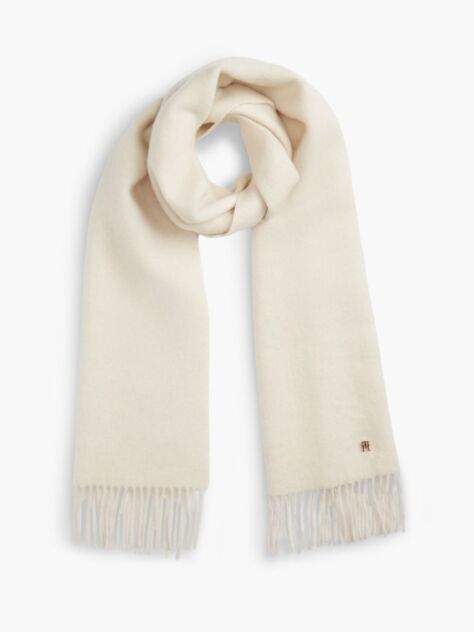Beige Chic Pure Wool Scarf  Women