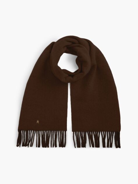 Brown Chic Pure Wool Scarf  Women