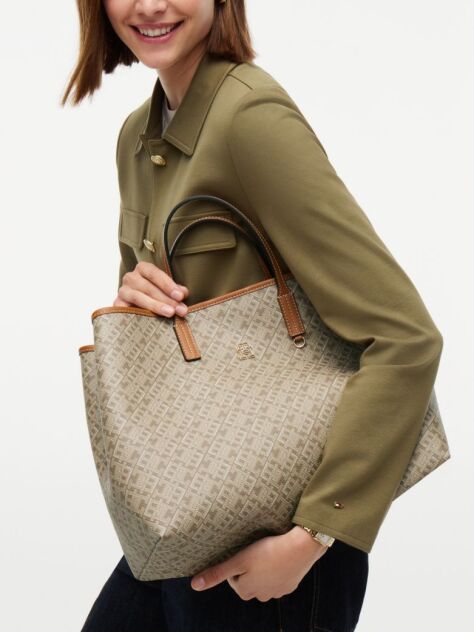 Beige TH Monoplay Crossbody Satchel  Women