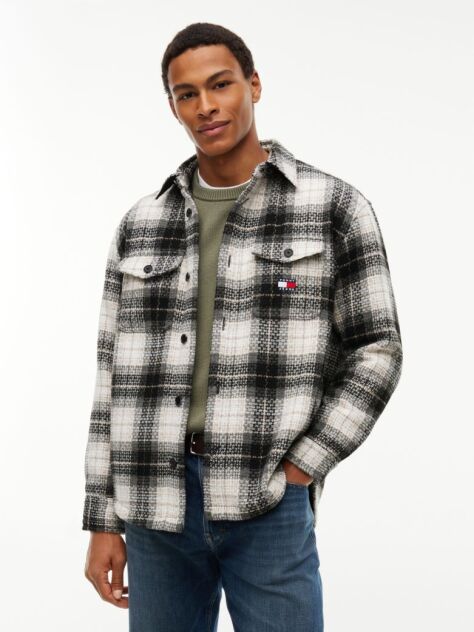 Multi Καρό Oversized Overshirt  Άνδρες