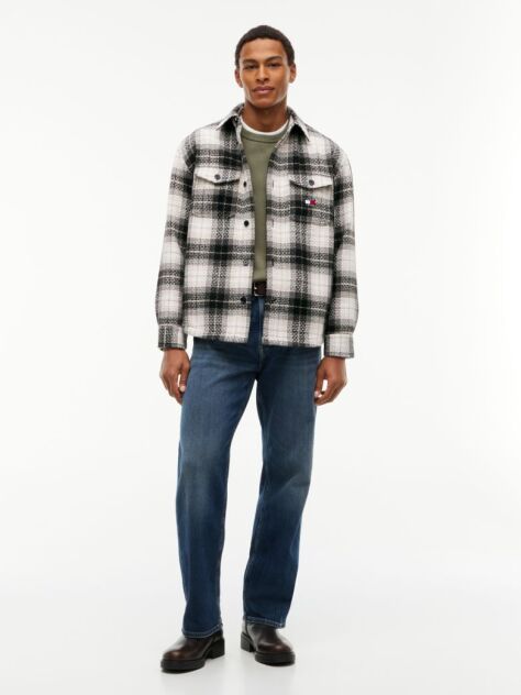 Multi Καρό Oversized Overshirt  Άνδρες