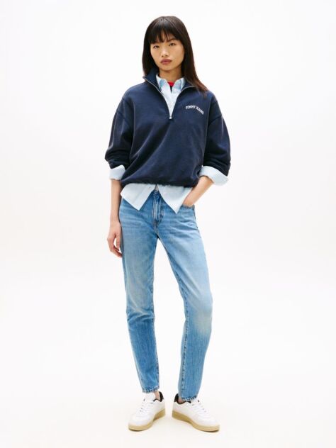 Denim Τζιν Σε Στενή Γραμμή Με Μεσαία Μέση  Γυναίκες
