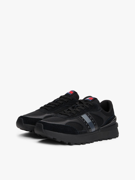 Μαύρο Essential Sneakers Με Πάνελ Σε Αντίθεση  Άνδρες