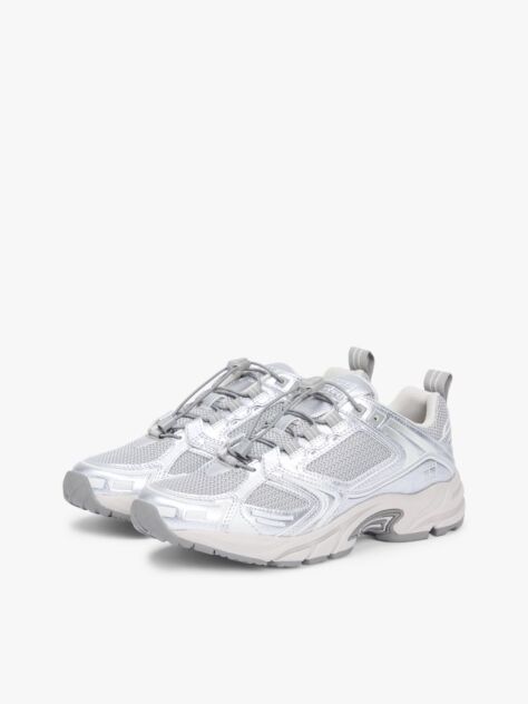 Ασημί Sneakers Με Διάτρητα Πάνελ  Γυναίκες