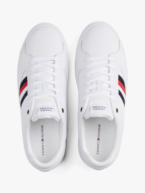 Άσπρο Sneakers Με Icon Signature Ρίγα  Άνδρες