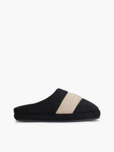 Multi Colour-Blocked Flag Slippers  Men