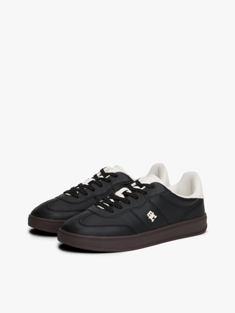 Μαύρο Heritage Δερμάτινα Sneakers  Γυναίκες