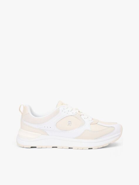 Multi TH Monogram Δερμάτινα Sneakers Με Μίξη Υφών  Γυναίκες