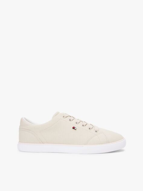 Μπεζ Δετά Sneakers Από Καμβά  Γυναίκες