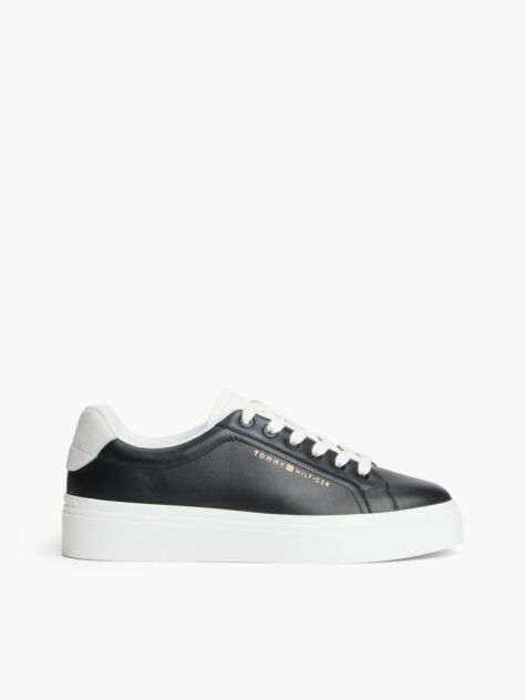 Multi TH Monogram Leather Platform Sneakers  Women