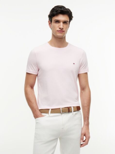 Ροζ T-Shirt Με Extra Slim Γραμμή  Άνδρες