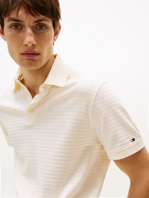 Άσπρο Smart Casual Μπλούζα Πόλο Σε Κανονική Γραμμή  Άνδρες