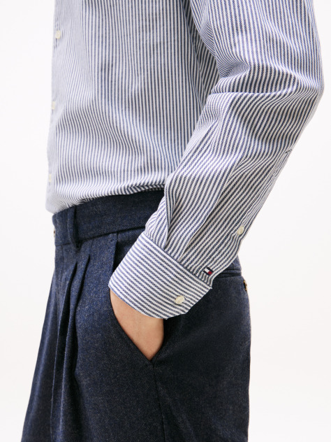 Multi Smart Casual Πουκάμισο Oxford Σε Γραμμή Slim  Άνδρες